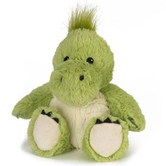Warmies Microwaveable Green Dinosaur Plush Toy For All Ages - Picture 1 of 8